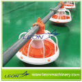 LEON chicken feeding equipments automatic broiler flooring ground feeding system